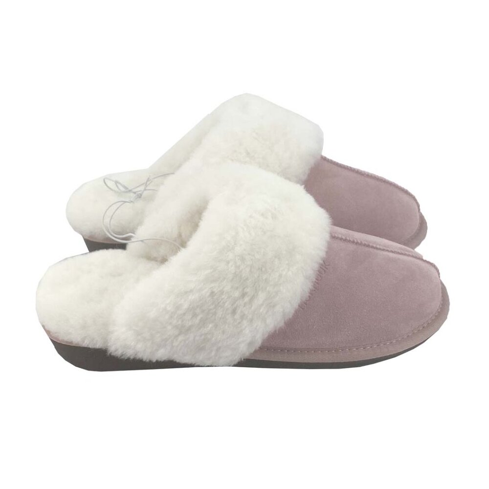 NukNuuk Women's Pink Leather Slippers / Various Sizes